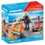 Pompier Playmobil cu pompa de apa